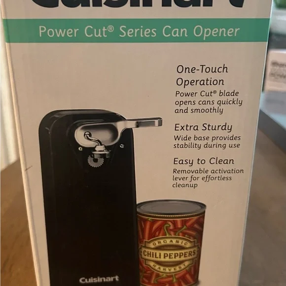 Cuisinart Power Cut Black Can Opener -One Touch Operation - Picture 8 of 8